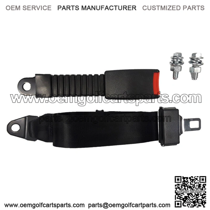 Golf Cart Seat Belt Kit - 42.5" Universal Golf Cart Lap Belt