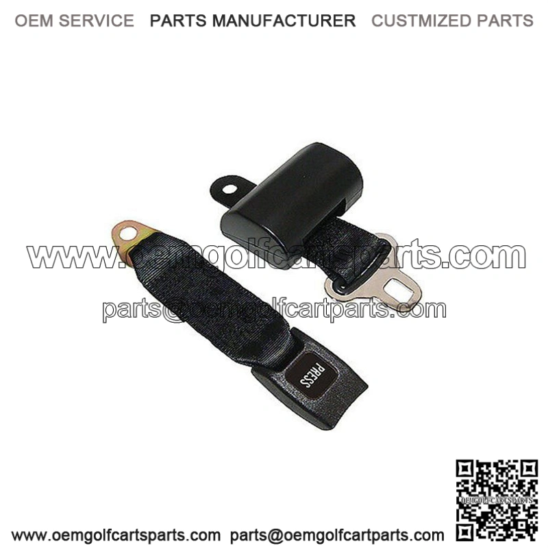 Golf Cart Seat Belt - 36" Fully Extended Lap Belt