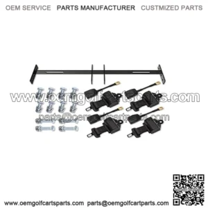 Golf Cart Seat Belts 4 Kits with Bracket Fit for Club Car ...