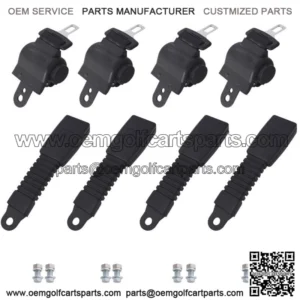 Golf Cart 4 Sets Seat Belts Lap Set For EZGO/Yamaha/Club Car