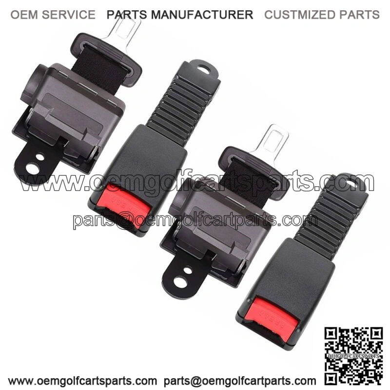 For EZGO/Yamaha/Club Car Golf Cart Seat Belts with Buckles 42" 2Pcs