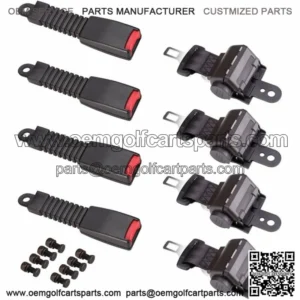 Fit For EZGO/Yamaha/Club Car 42' Golf Cart Seat Belts Lap Set 4 Sets