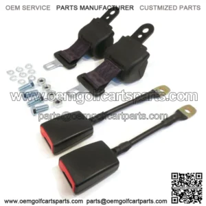 Universal Seat Belt Buckle & Receiver Set for Backhoe, Skid-Steer Loader, Grader