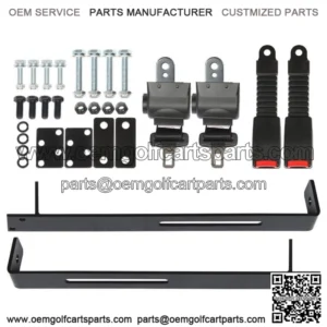 For EZGO Yamaha Club Car Golf Car 2 passenger Seat Belts & Bracket