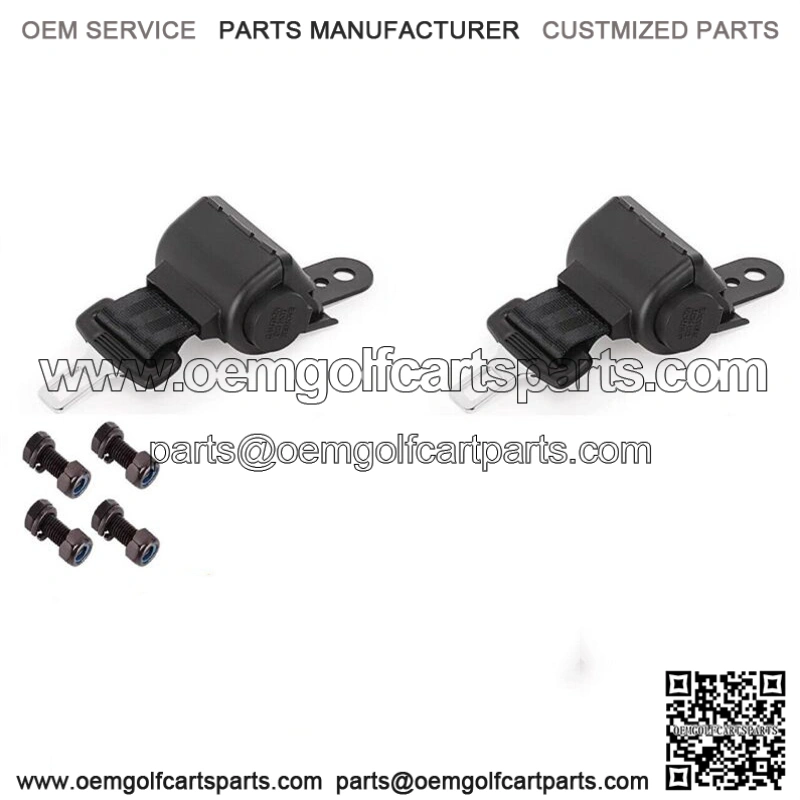 Golf Cart Universal Seat Belts without Buckles(2 Pack)