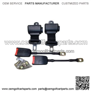 Set Of 2 Universal Lap Seat Belt 2 Point W/ Parts Go-Kart/Golf Cart