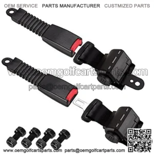 Golf Cart Seat Belts 47.64" Universal Seat Belts for Go...