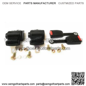 2 Universal Seat Lap Belt Kits for Club Car, Yamaha, EZGO Golf Carts  Seatbelt