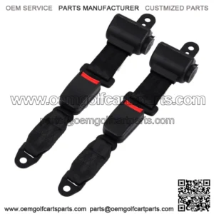 2pcs Golf Cart Safety Seat Belt Buckle Kit For Club Car/Yamaha/EZGO