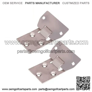 2set Golf Cart Seat Bottom Hinge Plate for EZGO TXT 1995.5-up 71610-G01 71609G01