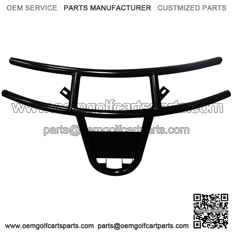 RXV Golf Cart Brush Guard - Black Steel (2008-2014)