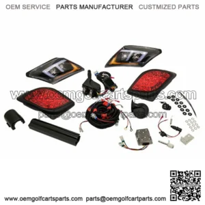 Yamaha Drive2 Golf Cart LED Ultimate Light Kit (Street Legal, Fits 2017+)