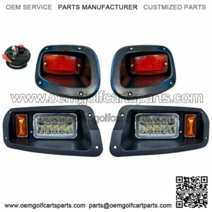 Golf Cart Light Kit - NON-Street Legal (LED or Regular, Fits 1996-2019)