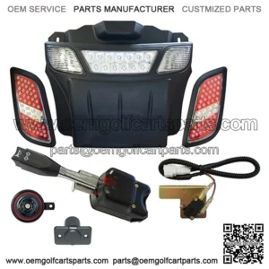 RXV LED Light Bar Bumper Kit - STREET LEGAL (LED Golf Cart Light Kit)