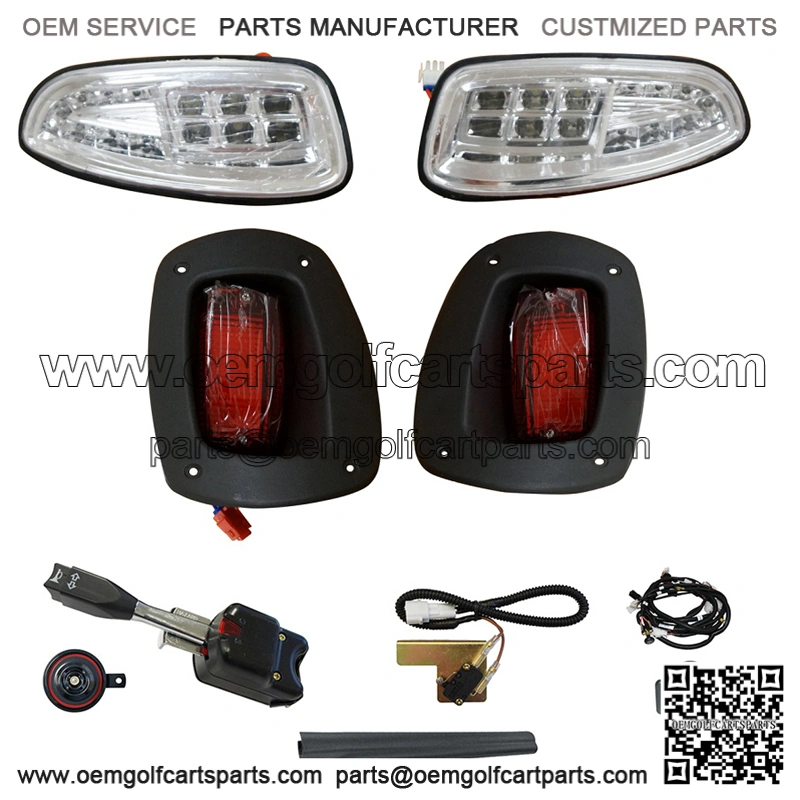 RXV Golf Cart Light Kit - STREET LEGAL (LED or Regular) - Factory Style
