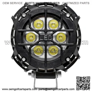 4" Golf Cart LED Utility Spotlight - 12V-30V (21 Watt / 2,000 Lumens, Fits All Carts)