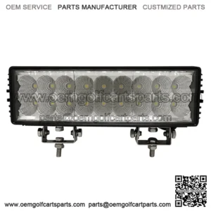 11" Golf Cart LED Utility Light Bar - 12V-24V (54 Watt / 4,050 Lumens, Fits All Carts)