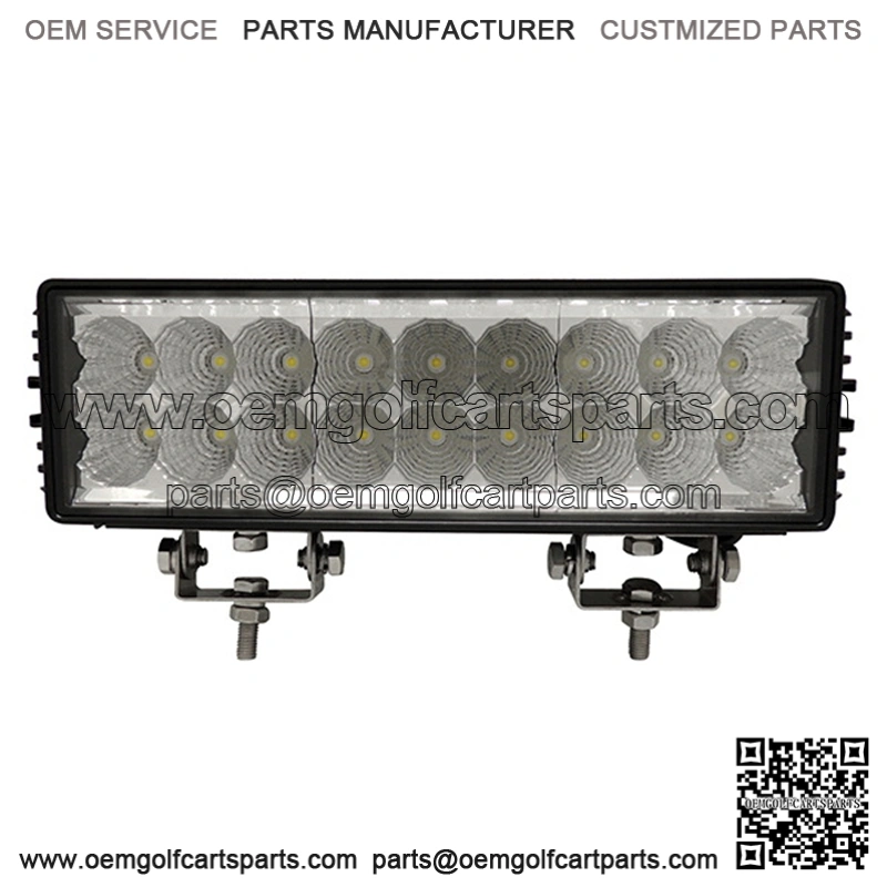 11" Golf Cart LED Utility Light Bar - 12V-24V (54 Watt / 4,050 Lumens, Fits All Carts)