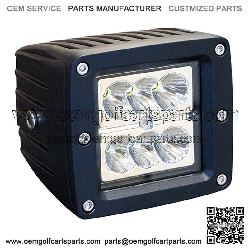 3.25" Golf Cart LED Utility Spotlight - 12-24V (24 Watt / 1,500 Lumens, Fits All Carts)
