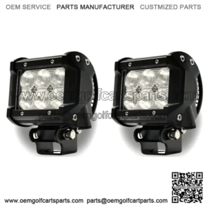 4" Golf Cart LED Lights - Flood Light Pack (Set of 2)