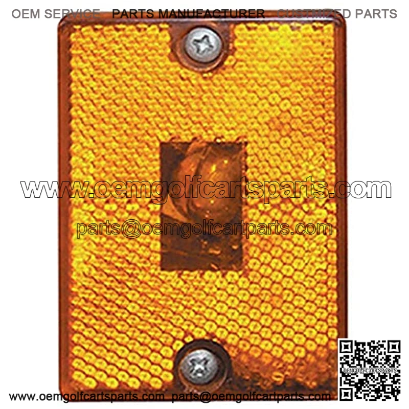 EZGO Golf Cart Turn Signal Marker Light, Amber - X444 1989-1994, ST350 1996+