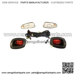 EZGO RXV Factory Style Golf Cart Headlight /LED Tail Light Kit 2008-2015