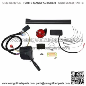 Golf Cart LED Light Turn Signal Kit with Horn Brake Hazard Light Switch 12V