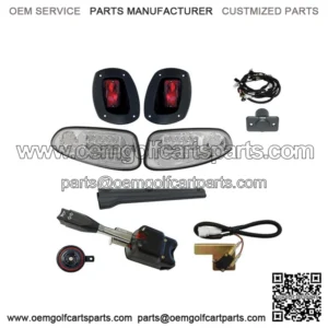 LED Clear Lens Standard Factory Style Street Package for E-Z-GO RXV (08-15 Elec)