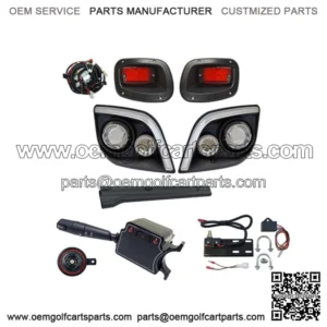 LED E-Z-GO EXPRESS (w/Colored Accent Lights) Deluxe Street Package Light Kit