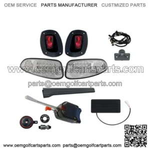 LED Basic Factory Style Street Package for E-Z-GO RXV (16+) w/OEM Style Brake Switch