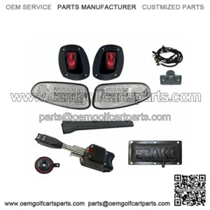 LED Clear Lens Factory Light Kit, E-Z-GO RXV 2008-2015 (Standard, Pedal Mount)