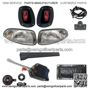 Basic Factory Light Kit for E-Z-Go RXV 2008-2015 Golf Cart
