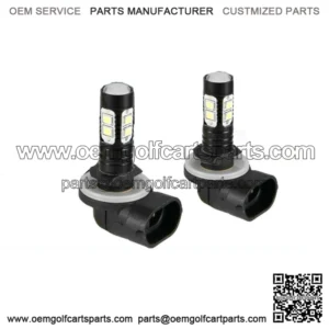 2x LED Headlight Bulbs 6000K 160W Fit For Precedent Cart Club Car DS 1999-2004