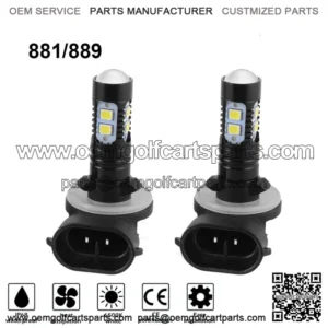 New Listing2x LED Headlight Bulbs 6000K 160W Fit For Precedent Cart Club Car DS 1999-2004