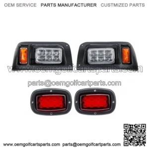 Golf Cart LED Light Kit Headlight and Tail Light Kit For Club Car DS 1993 UP