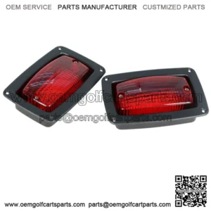 LED Tail Light Kit, 2 LED 3 Wire Taillights For Club Car 1982+ DS Golf Cart