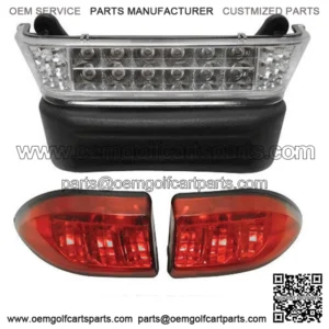 Club Car Precedent Golf Cart LED Headlight & Tail Light Kit (Elec. 2004- 08.5)