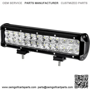 Front Bumper LED Light Bar Spot Flood Combo Driving For Club Car EZGO Golf Cart
