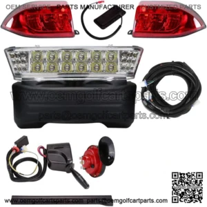 Golf Cart LED Deluxe Light Kit Fit Club Car Precedent w/ Turn Signals Brake 12V
