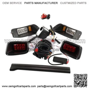 EZGO TXT LED Light Kit Street Legal Kit w/Turn Signal Switch 96-13 G&E Golf Cart