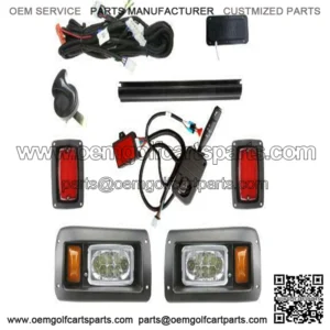 Club Car DS Street Legal High/Low Beam LED Light Kit (12v to 48V)
