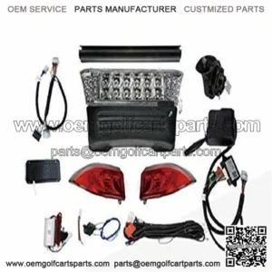LED Hi-Low Beam Ultimate Light Kit, fits Club Car Precedent electric 2008+,(12V)