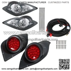 Headlight + Tail Light Set  For Yamaha Drive 2007-2016 Golf Cart LED Light Kit
