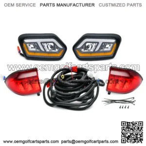 Club Car Tempo Golf Cart LED Light Kit - Headlights and Taillights