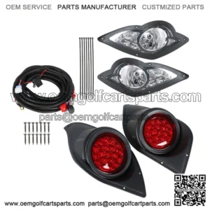 Golf Cart LED Light Kit Headlight + Tail Light Set For Yamaha Drive 2007+