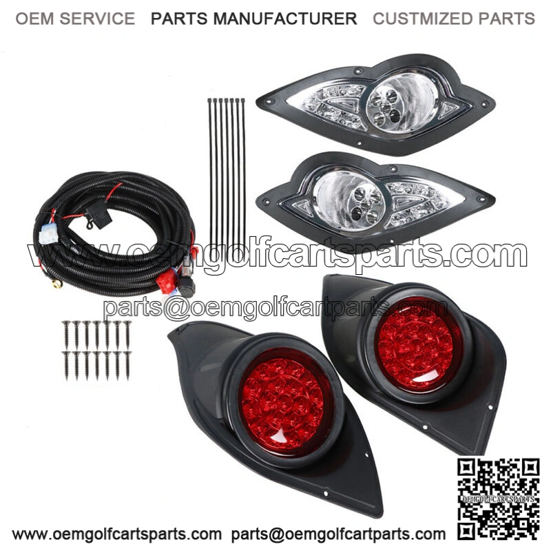 Golf Cart LED Light Kit Headlight + Tail Light Set For Yamaha Drive 2007+