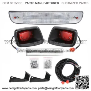 LED Light Kit For EZGO RXV Golf Carts LED Headlights Tail Light Kit Set Package