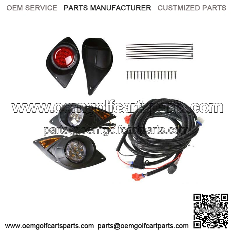 2007-up For Yamaha Drive G29 Golf Cart Headlight & Tail Light All LED Light Kit