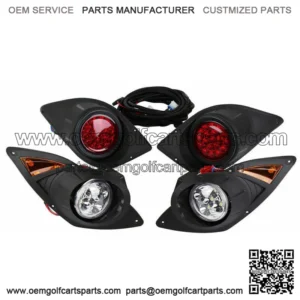 LED Headlights & Tail Lights Kit Set for Golf Cart Yamaha Drive G29 2007-2021