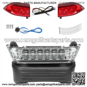 For Club Car Precedent Golf Cart LED Headlight & Tail Light Kit Electric 2004-08